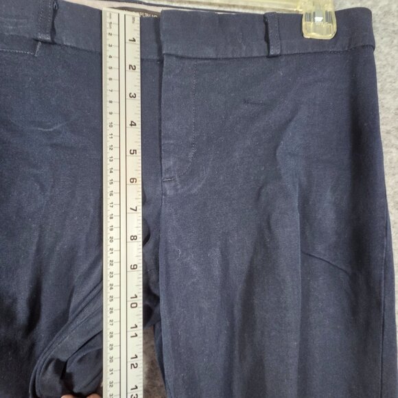 Banana Republic Sloan Women's Career Straight Leg Pants Blue Size 10 - Picture 4 of 9